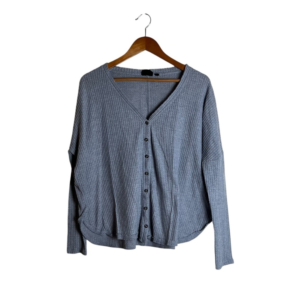 Urban Outfitters Out‎ from under grey button shirt